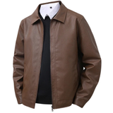 Elegancka Skórzana Kurtka Bomber