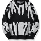 Elegancki Sweter w Wzory