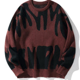 Elegancki Sweter w Wzory